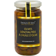 Olives Riviera    dénoyautées à l'huile d'olive