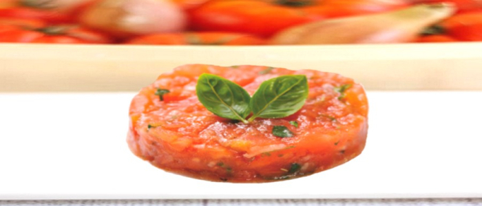 Idée recette : Tartare de tomates à l'ail doux